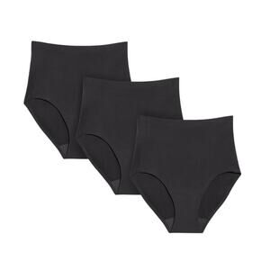 KNIX Super Leakproof High Rise Period Underwear 3 Pack Black Size XXL & Wash Bag